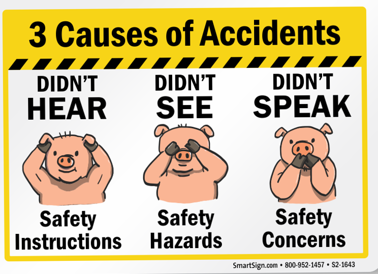 Causes, prevention and actions necessary in case of this accident