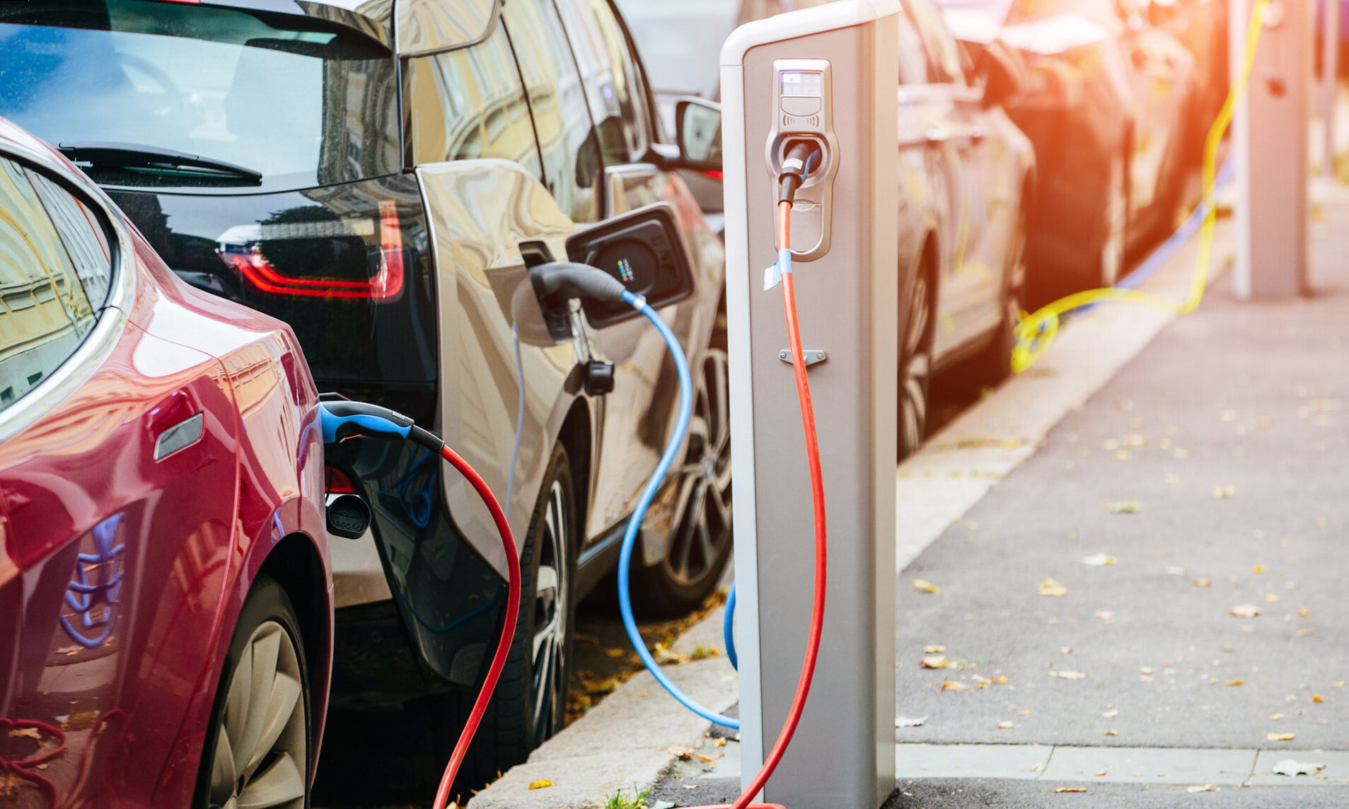 How do public electric charging stations work?